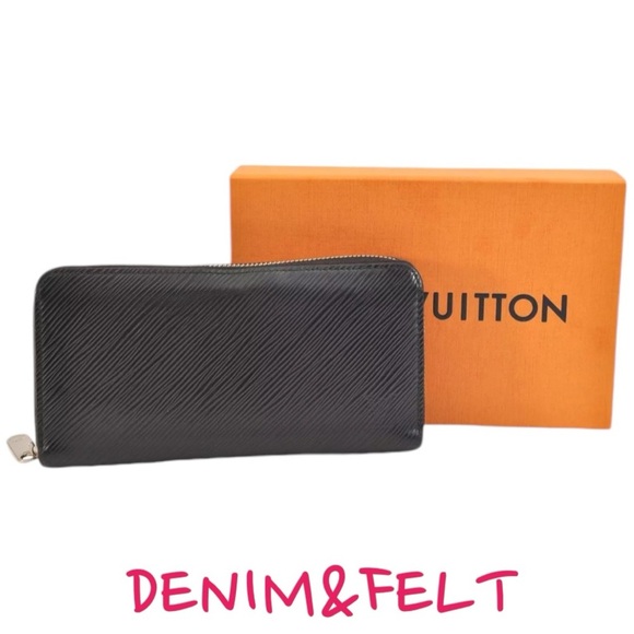 🩷Louis Vuitton Black/Pink Epi Zippy Long Wallet/Purse |PRELOVED | RARE!!🩷🖤🩷 - Picture 1 of 16